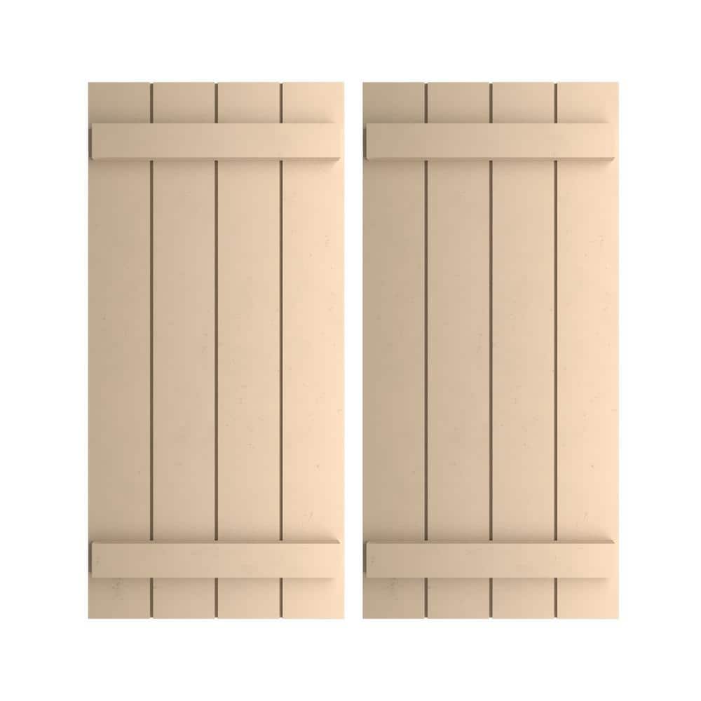 Ekena Millwork 22 in. x 40 in. Timberthane Polyurethane 4Board Joined