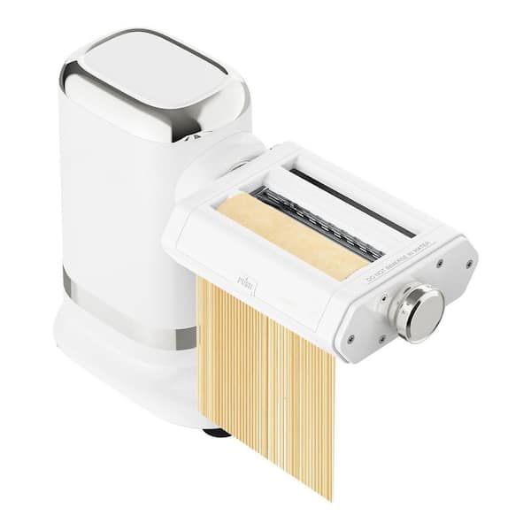 paster studio ビーニー ホワイト Wudkey 3-in-1 Electric White 700W Max Motor Pasta Maker Includes