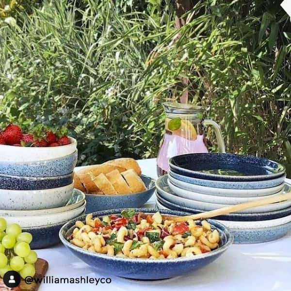 Denby Studio Blue Set of 4 Coupe Dinner Plate STB-003/4