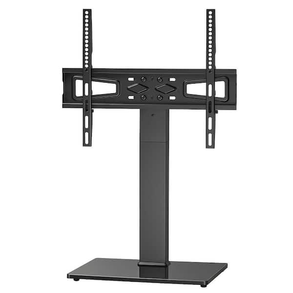 Universal Swivel Table Top TV Stand Tilt Height Adjustable Heavy Duty Mount for 37 in. - 75 in. TVs