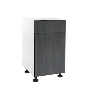 Quick Assemble Modern Style, Carbon Marine 24 in. Vanity Sink Base Cabinet, 1 Drawer (24 in. W x 21 in. D x 34.50 in H)