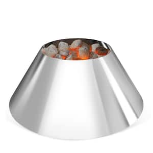 Stainless Steel Charcoal Briquet Holder BBQ Whirlpool