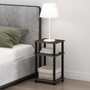 Just Columbia Walnut/Black 13.4 in W Nightstands