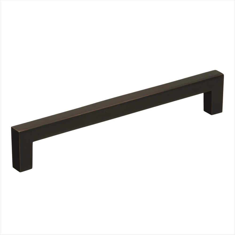 Monument 6-5/16 in. (160mm) Modern Oil-Rubbed Bronze Bar Cabinet Pull