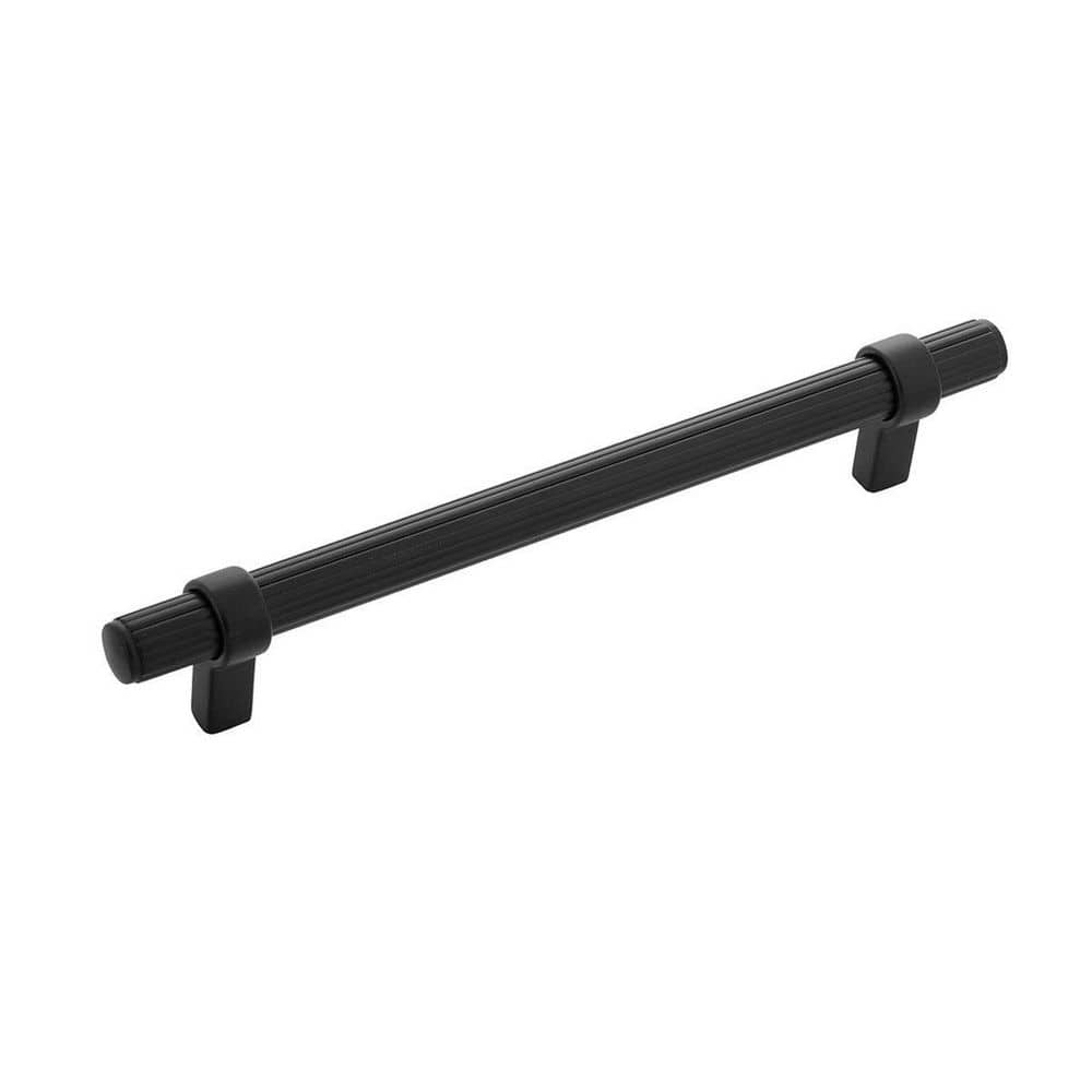 Sinclaire Collection 6-5/16 in. (160mm) Center to Center Matte Black Bar Cabinet Pull price history on PriceWatchPro