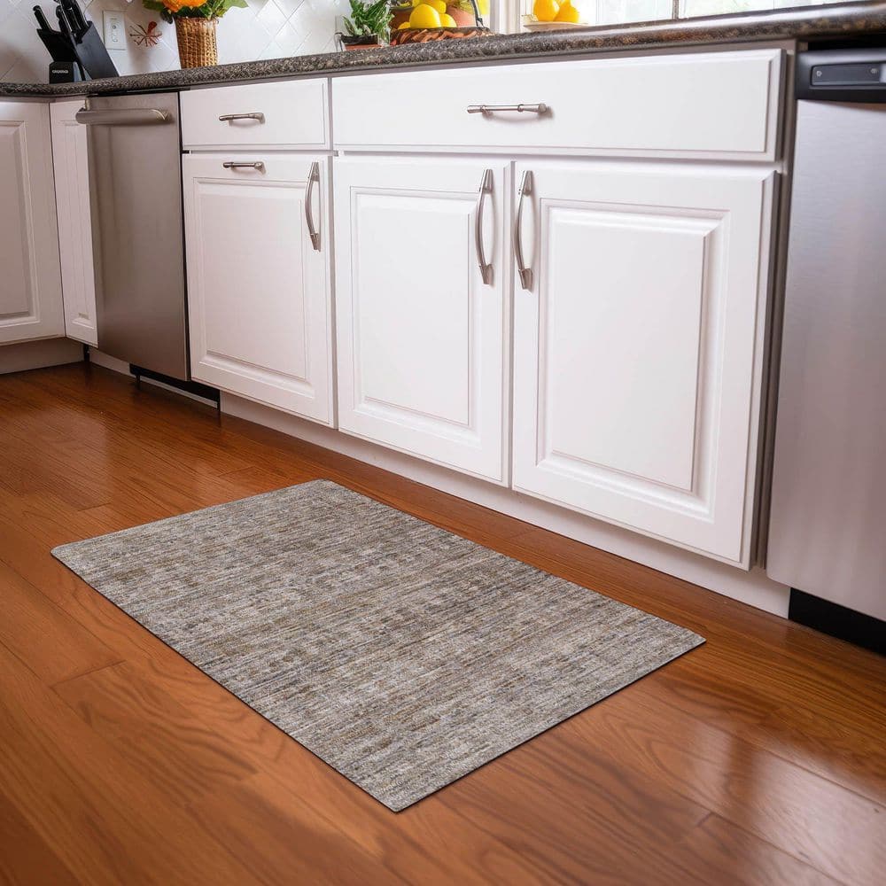 Chantille Machine Washable Indoor/Outdoor Abstract ACN1746 Brown 2 ft. x 3 ft. Accent Rug price history on PriceWatchPro