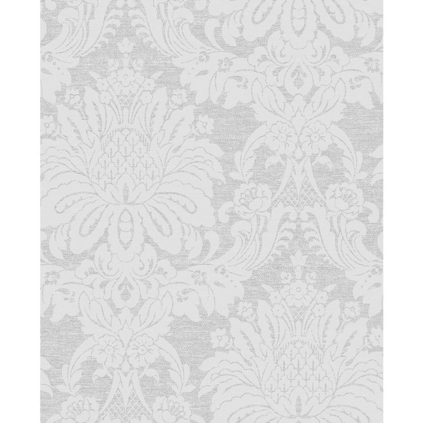Graham & Brown Tranquility Vogue Dove Grey Vinyl Strippable Roll (Covers 56 sq. ft.)