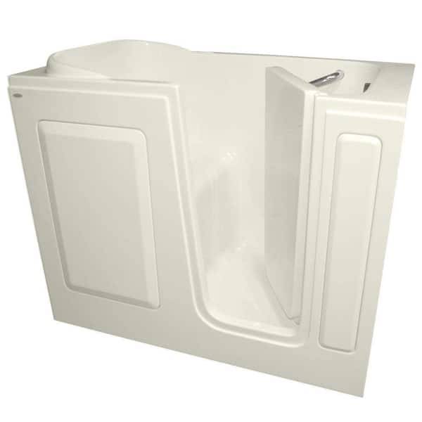 American Standard Gelcoat 4 ft. Walk-In Bathtub with Right Quick Drain in Linen