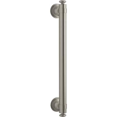 KOHLER Carmichael 16 in. Grab Bar in Vibrant Brushed Nickel