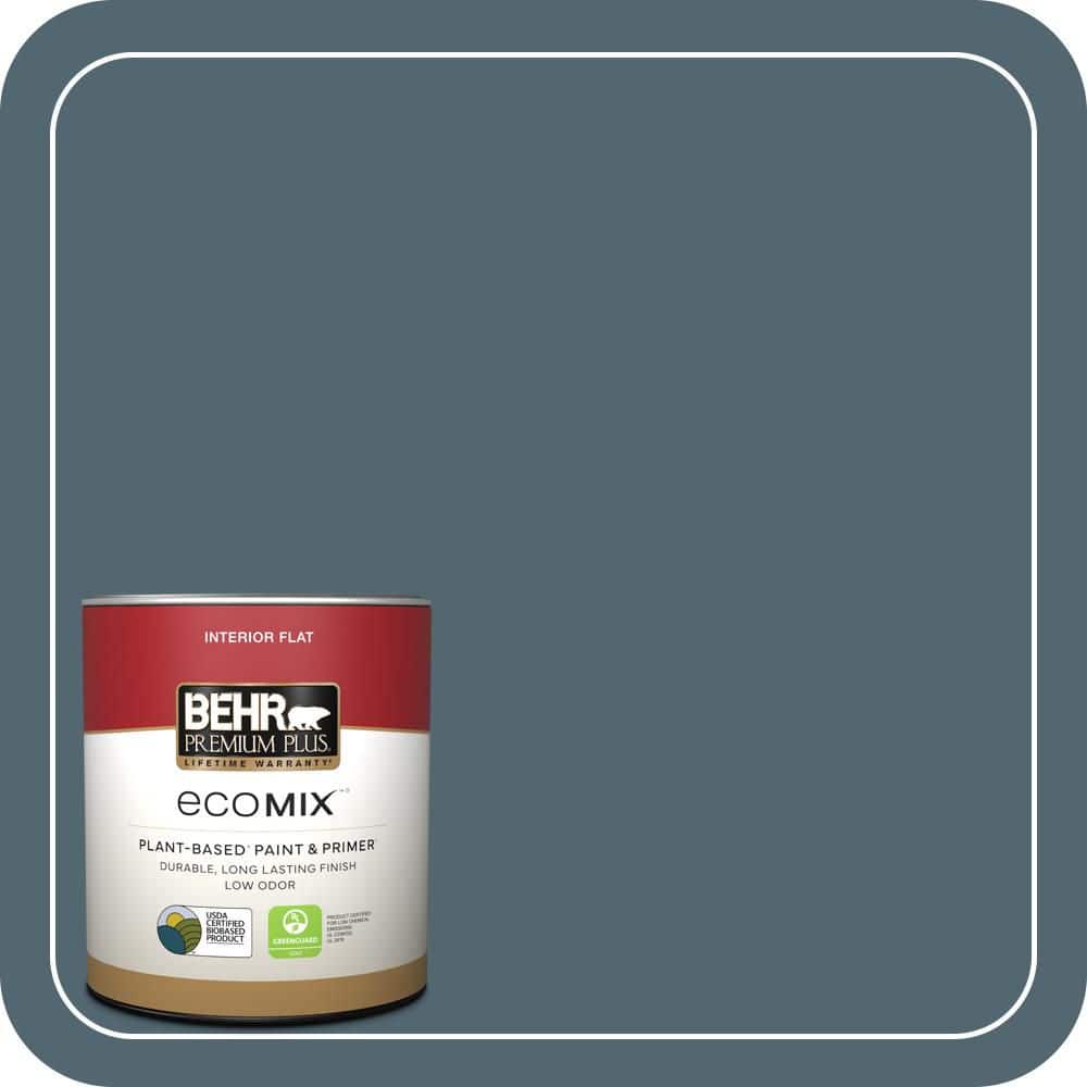 1 qt. #MQ5-25 Rush Hour Flat EcoMix Plant-Based Interior Paint & Primer price history on PriceWatchPro