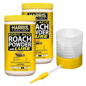 16 oz. Boric Acid Roach Powder with Lure and Pro Applicator (2-Pack)