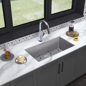 Elkay Quartz Classic 33 inch Drop-In Sink - Greystone ELGAD3322PDGS0