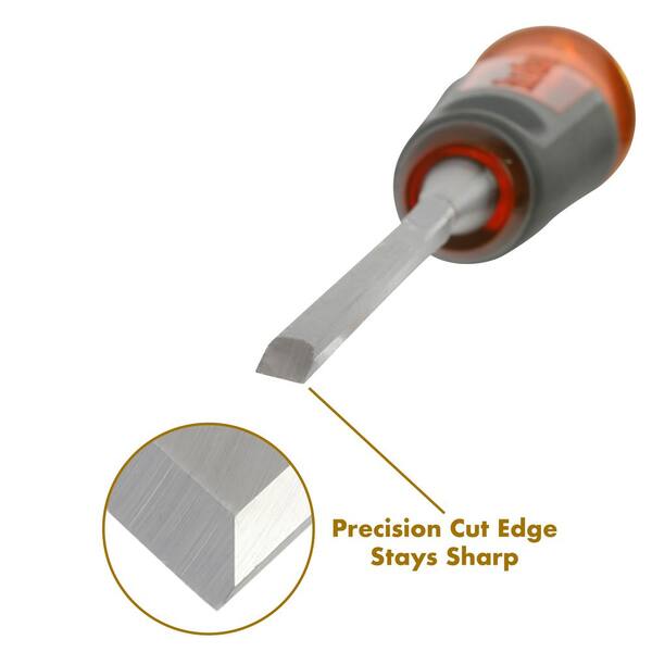 Buck Bros. Pro 1/4 in. (6MM) W Full Tang Wood Chisel 74811 - The