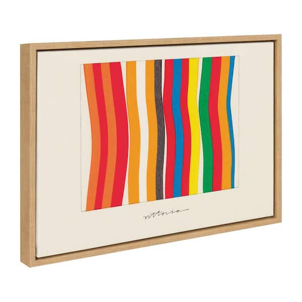 Kate and Laurel Sylvie I’m Parallel to Myself by Amber Vittoria Framed Art Print 18 in. x 24 in.