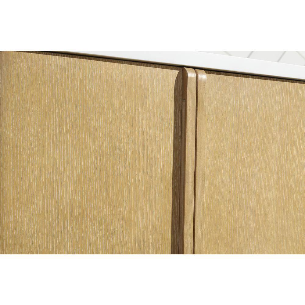 Lucas 30" Washed Oak Single Vanity with Quartz Top