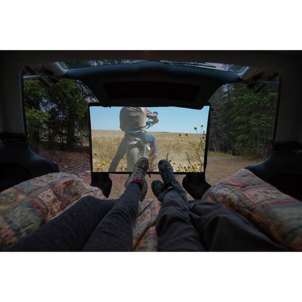TOTAL HOMEFX - 108 in. 1980 x 1080 Maximum Resolution Screen Outdoor Theatre Kit with 1800 Lumens