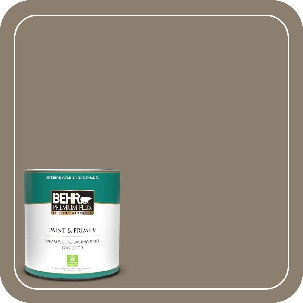 1 qt. #BNC-36 Restful Brown Semi-Gloss Enamel Low Odor Interior Paint & Primer price history on PriceWatchPro