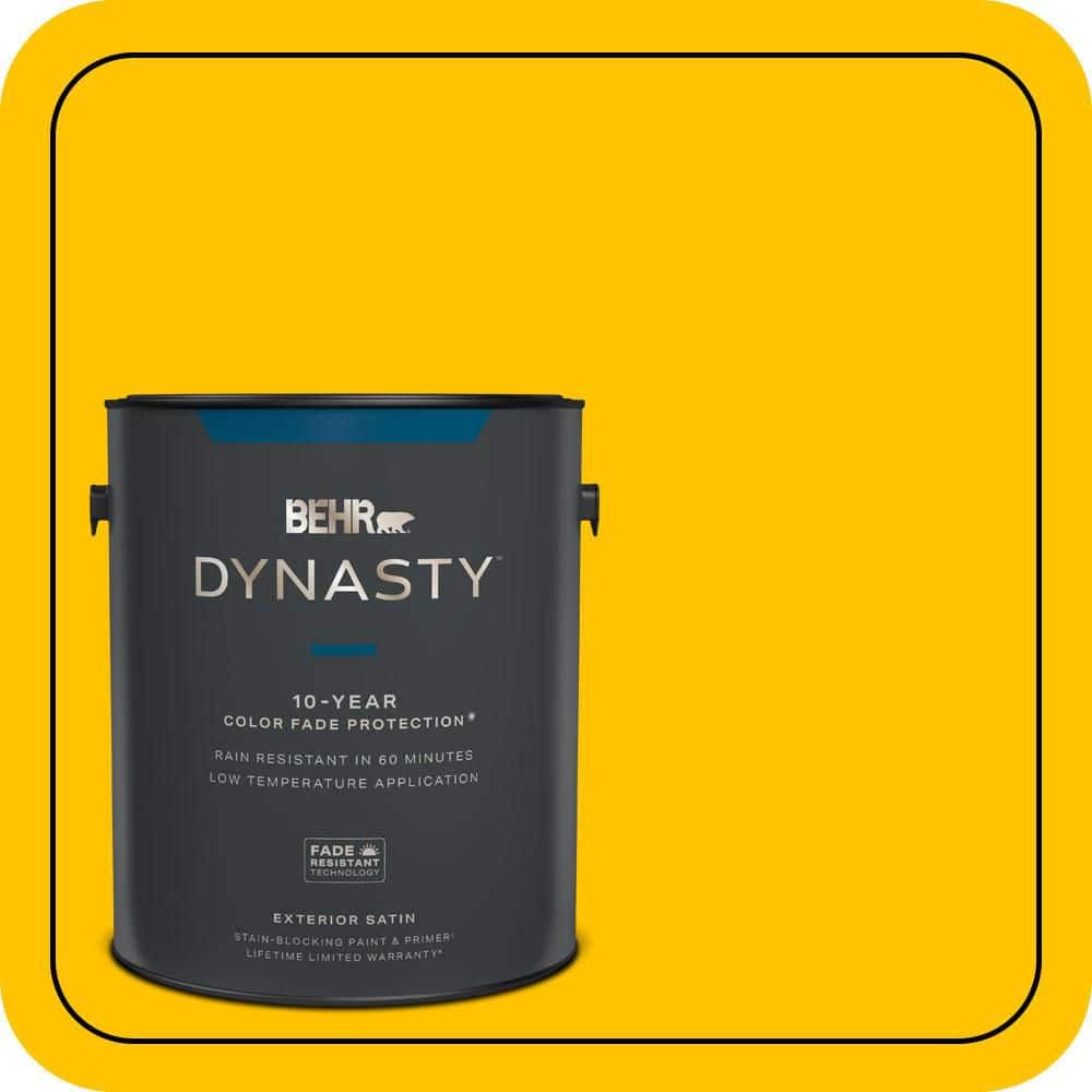 1 gal. #S-G-370 Citrus Splash Satin Enamel Exterior Stain-Blocking Paint & Primer price history on PriceWatchPro