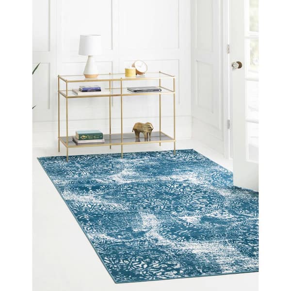 Sofia Grand Blue 4' 0 x 6' 0 Area Rug