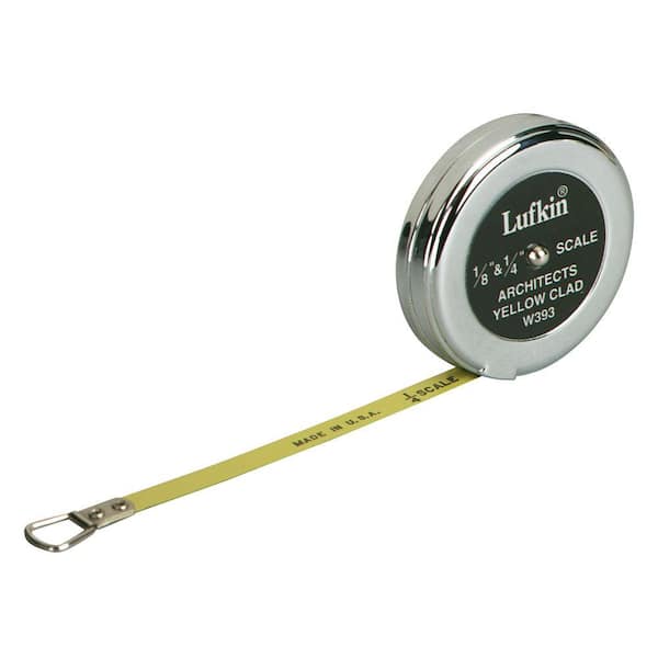 Crescent Lufkin 1/4 in. x 5 ft. Architect Foot Pocket Scale Tape