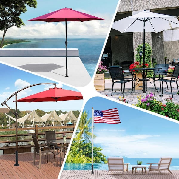 decorate wood patio umbrella DIY Boho Patio Umbrella Makeover | DIY Patio Decorating Ideas  Thrifty and  Chic
