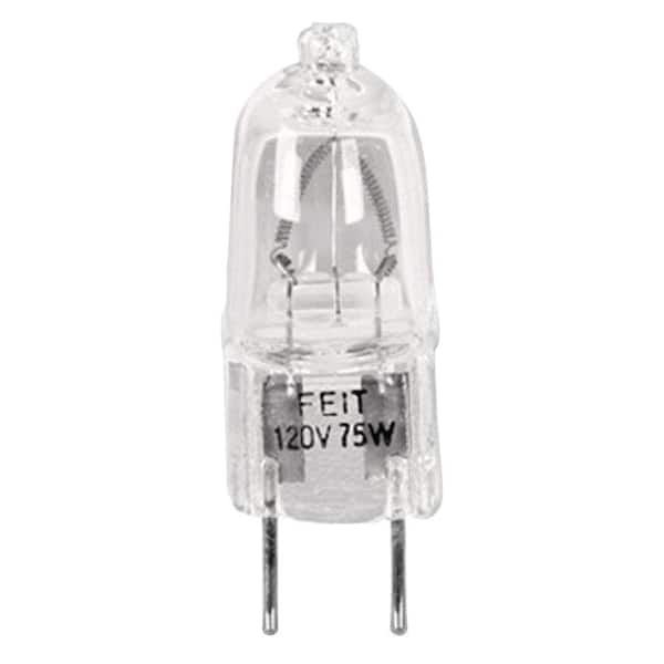 Feit Electric 75-Watt Warm White (3000K) T4 G8 Bi-Pin Dimmable Halogen Light Bulb