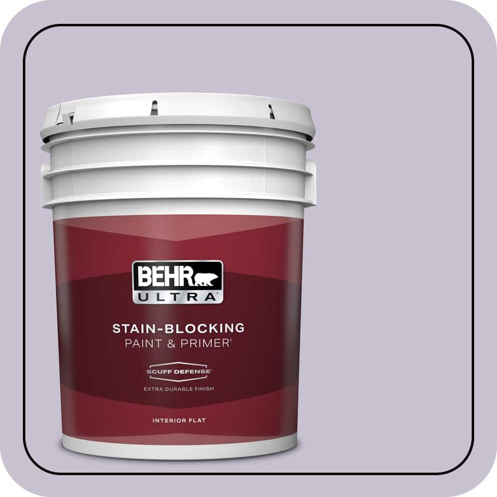 5 gal. #ICC-44 Lavender Bouquet Extra Durable Flat Interior Paint & Primer price history on PriceWatchPro