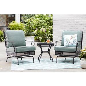 Amelia Springs Rocking Outdoor Lounge Chair with Spa Cushions (2-Pack)