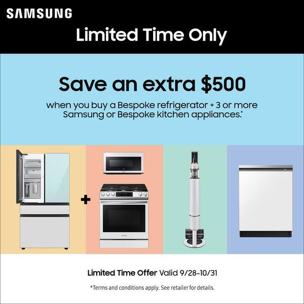 Samsung BESPOKE French Door Smart Refrigerator with Customizable Panels -  The Home Depot