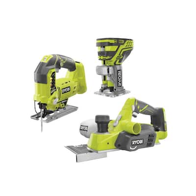 RYOBI ONE+ 18V Cordless Orbital Jig Saw and 5 in. Random Orbit Sander