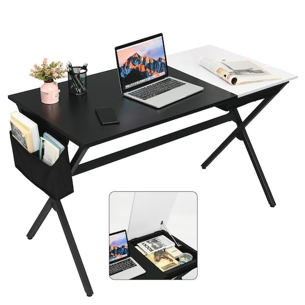 IRIS 15.74 in. W OWD-1060 Simple Design, Basic Computer Desk Laptop Table,  Office Desk, Black Study Table 596677 - The Home Depot