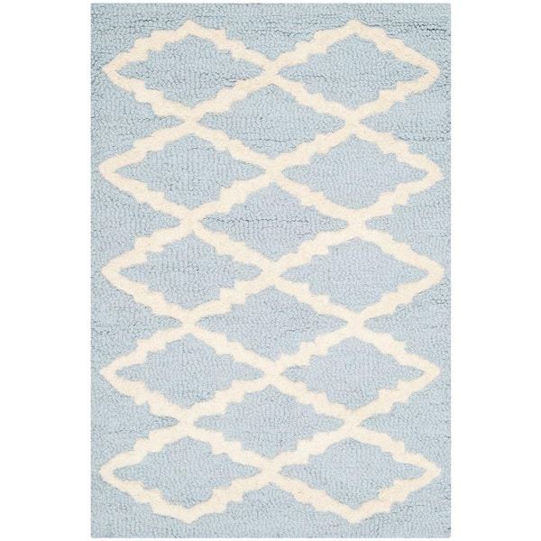 SAFAVIEH Cambridge Light Blue/Ivory 2 ft. x 3 ft. Area Rug