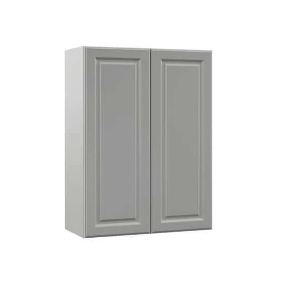 Designer Series Elgin Assembled 27x36x12 in. Wall Kitchen Cabinet in Heron Gray