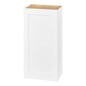 Avondale 18 in. W x 12 in. D x 36 in. H Ready to Assemble Plywood Shaker Wall Kitchen Cabinet in Alpine White