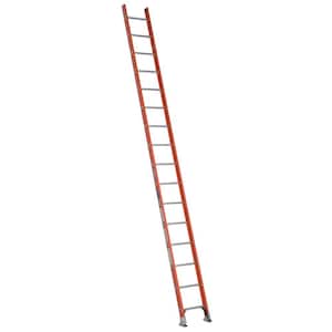 16 ft. Fiberglass D-Rung Straight Ladder with 300 lb. Load Capacity Type IA Duty Rating
