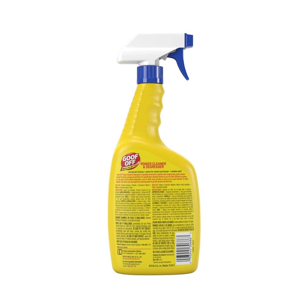 Goof Off 32 Oz Power Cleaner And Degreaser Fg686 The Home Depot