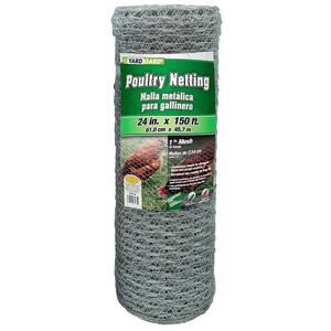 1in X 5ft X 150ft Galvanized Poultry Netting – Chicken Wire Mesh, 20-Gauge Steel, Rust Resistant