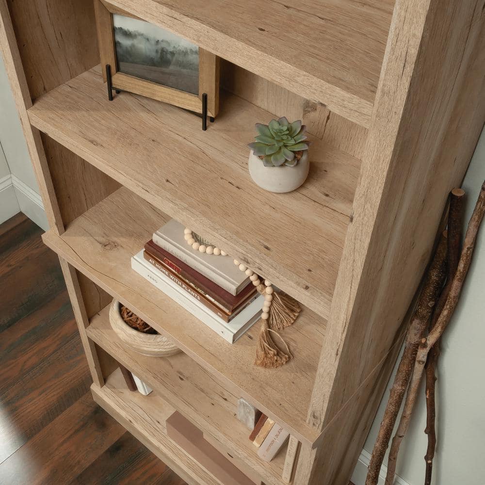 Prime Oak Adjustable 5-Shelf Kids Bookcase