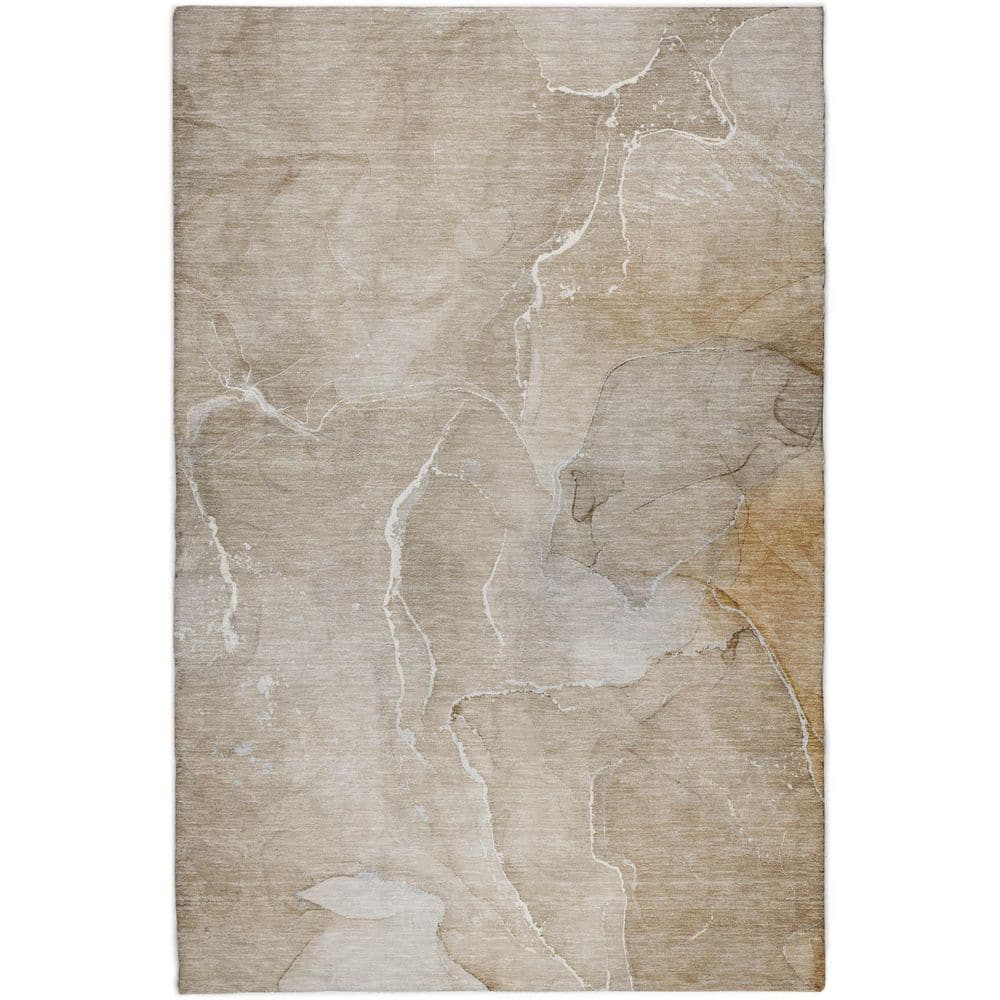Dream Shag Premium Machine Washable Abstract ADS511 Beige 9 ft. x 12 ft. Area Rug price history on PriceWatchPro
