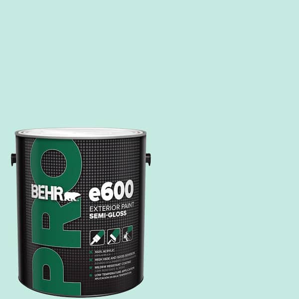 1 gal. #P440-2 Clear Aqua Semi-Gloss Exterior Paint