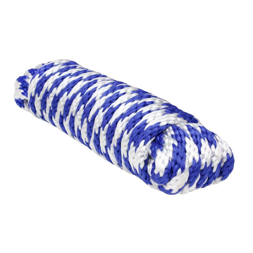 Solid Braid MFP Utility Rope - 5/8 in. x 100 ft., Blue/White price history on PriceWatchPro