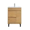 SERA BATHROOM DESIGN Peyton 24 in. W x 18 in. D x 33 in. H Vanity in ...