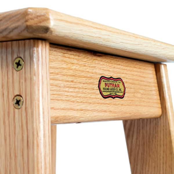 Wood Rolling Foot Stool