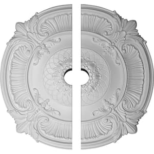 39-1/2 in. x 3-3/4 in. x 2-1/2 in. Attica Urethane Ceiling Medallion, 2-Piece (Fits Canopies up to 3-3/4 in.)