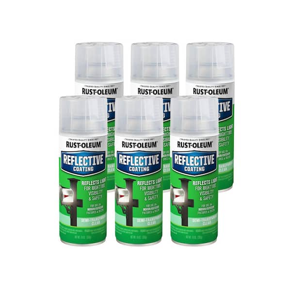 Rust-Oleum Specialty 10 oz. Clear Reflective Finish Spray Paint (6-Pack)