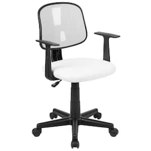 Mesh Swivel Ergonomic Task Chair in White