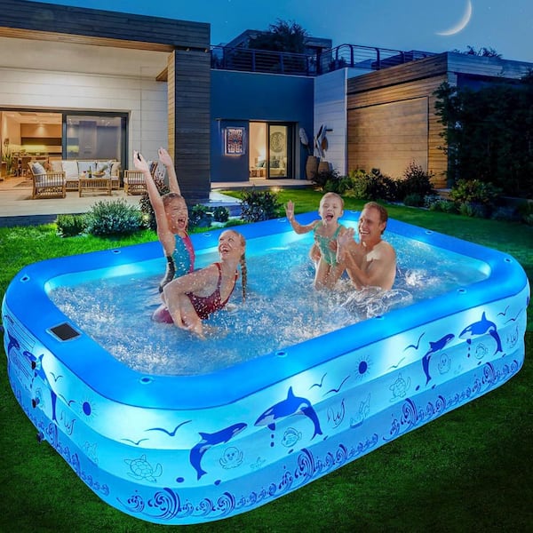 2025 Upgraded Swimming Pool, Children, Adult Family Inflatable Swimming Pool, Solar Inflatable Swimming Pool