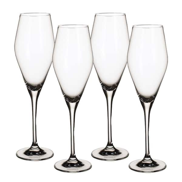 8.75 oz. La Divina Champagne Flute Set (Set of 4)