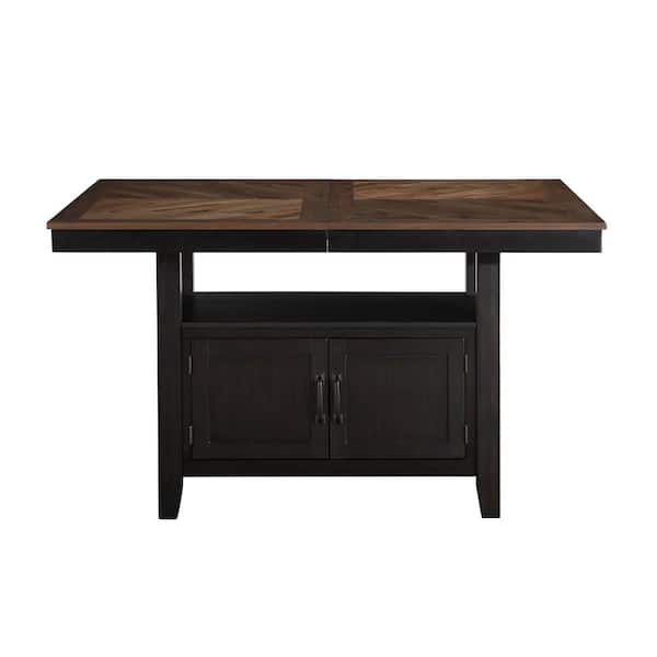 Steve Silver Bermuda 6-Piece Brown Wood Top Counter Height