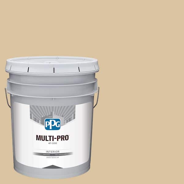 MULTI-PRO 5 gal. PPG1094-3 Birch Beige Semi-Gloss Interior Paint